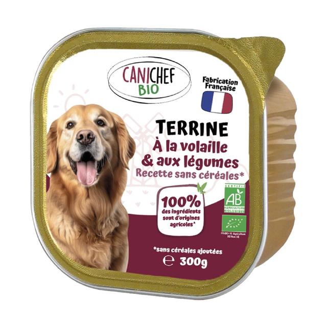 Terrine sans céréales chien volaille et légumes 300g