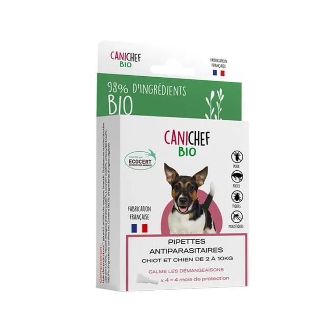 Pipettes antiparasitaires chiot et chien PR x4