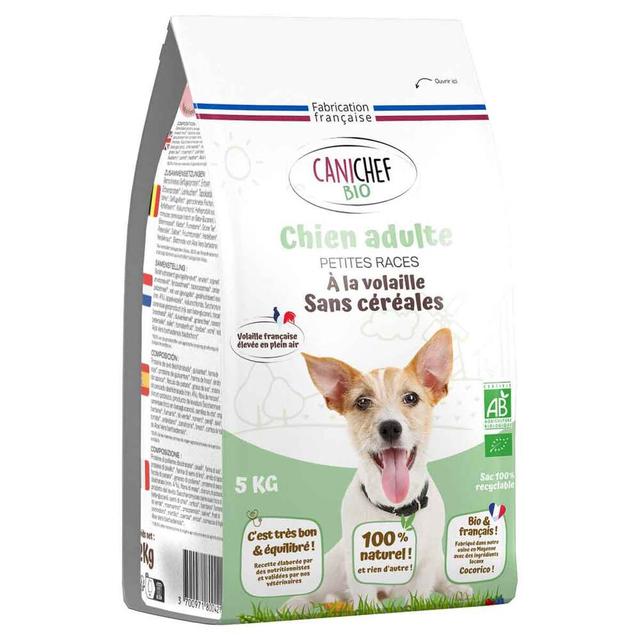 Croquettes sans céréales chien stérilisé 5Kg