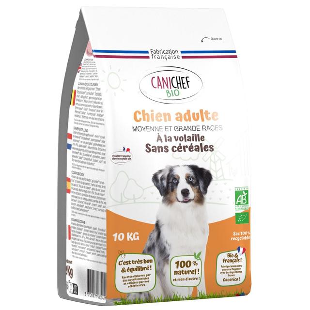 Croquettes pour chien grande race sans céréales 10kg