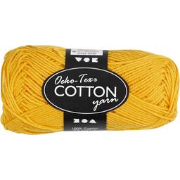 Pelote de fil de coton - Oeko-Tex Cotton - Jaune curry -