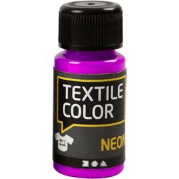 Peinture tissu Textile Color Neon - Violet fluo - 50 ml