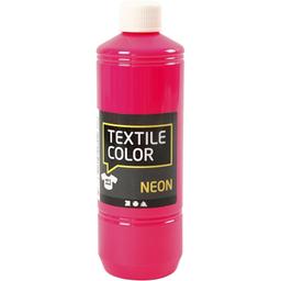 Peinture textile fluo 500 ml - Rose néon