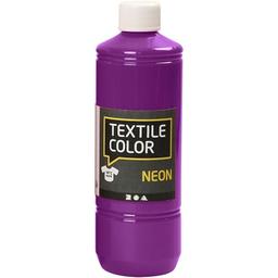 Peinture tissu Textile Color Neon - Violet fluo - 500 ml