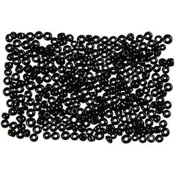 Perles de rocaille - Noir - 2 mm - 25 gr