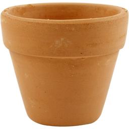 Pots de fleurs en terre cuite - Naturel - 7 x 6,5 cm - 24 pcs