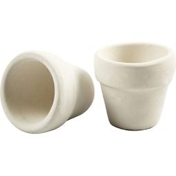 Pots de fleurs en terre cuite - 5,2 x 4,6 cm - 48 pcs