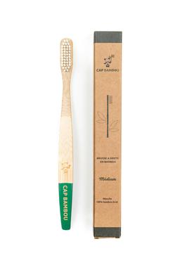 BROSSE À DENTS EN BAMBOU ADULTE MEDIUM