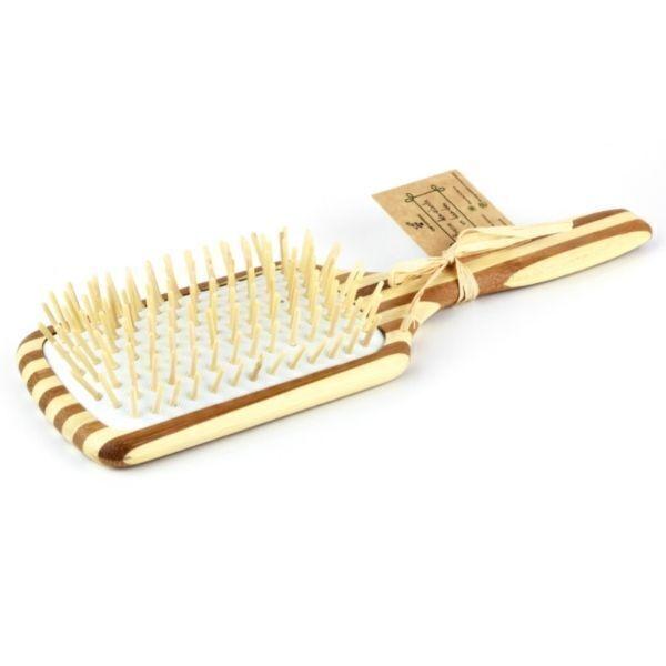 Brosse à cheveux démêlante en bambou