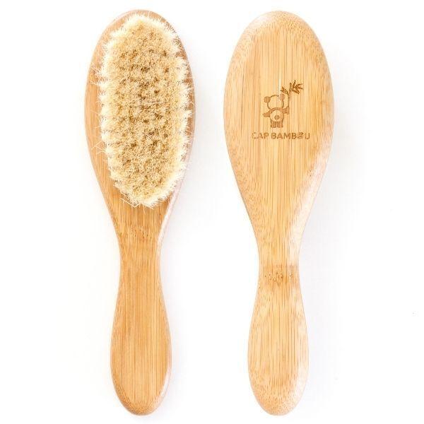 BROSSE À CHEVEUX POUR BÉBÉ 100% NATURELLE