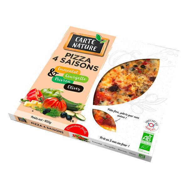 Pizza 4 saisons végétarienne 400g