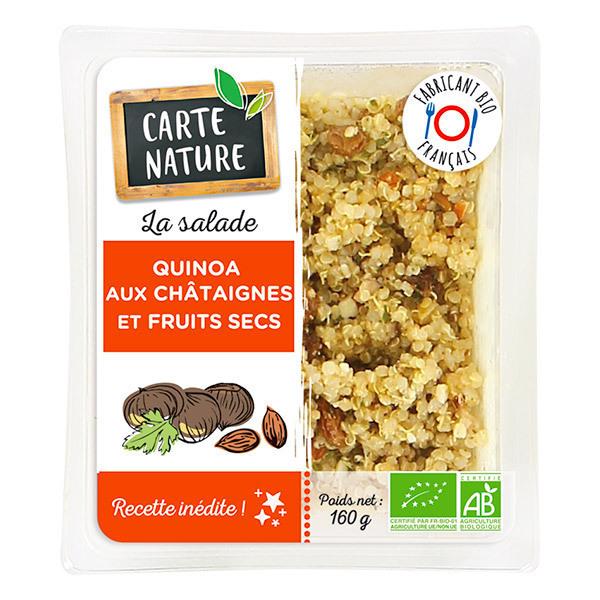 Salade de quinoa aux châtaignes et fruits secs 160g