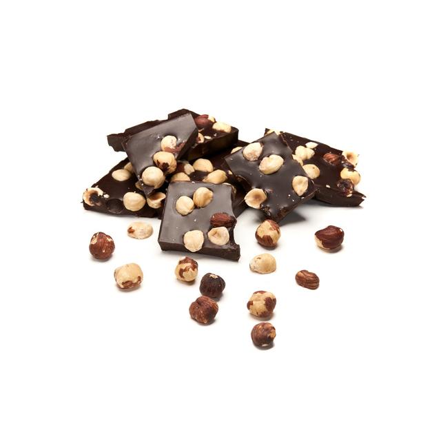 Morceaux cassés chocolat noir, noisettes et fleur de sel 500g