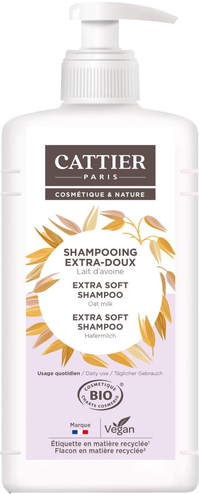 Shampoing extra-doux lait d'avoine 1L