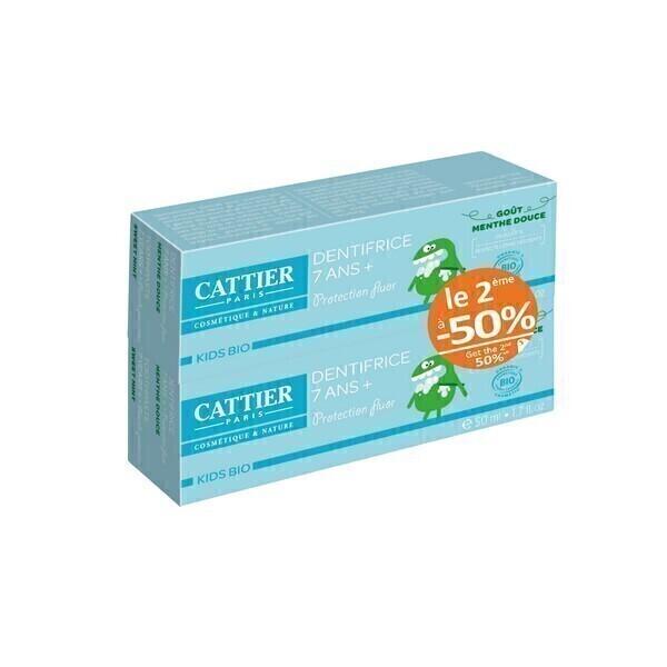 Lot de 2 Dentifrice menthe douce enfant 7 ans et + 50ml