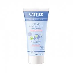 CATTIER Crème Hydratante Hypoallergénique Visage et Corps Bébé