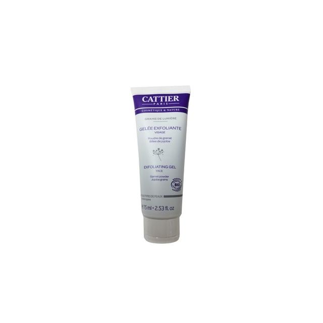 Cattier Gelée Exfoliante Visage Grains de Lumière 75Ml