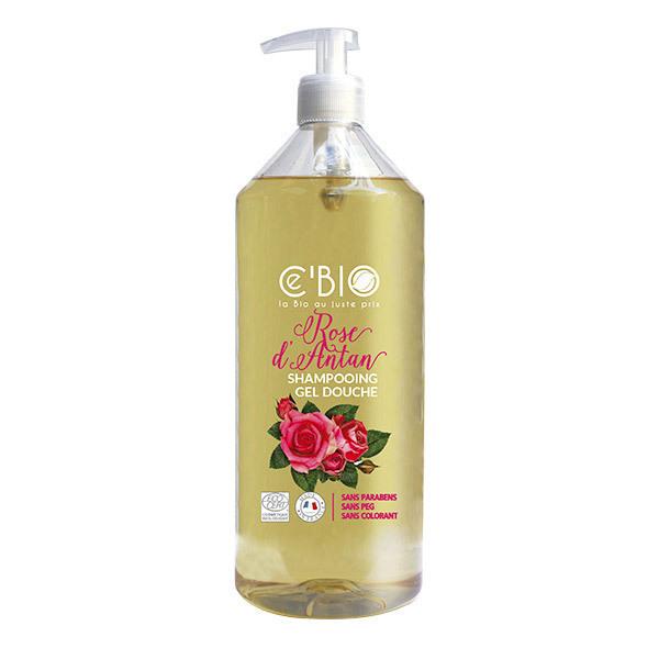 Shampooing et Douche rose d'antan 1L