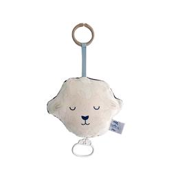 Mini coussin musical nomade Mouton blanc La vie en rose