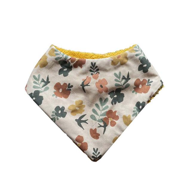 Mini bavoir dentition bandana Printemps