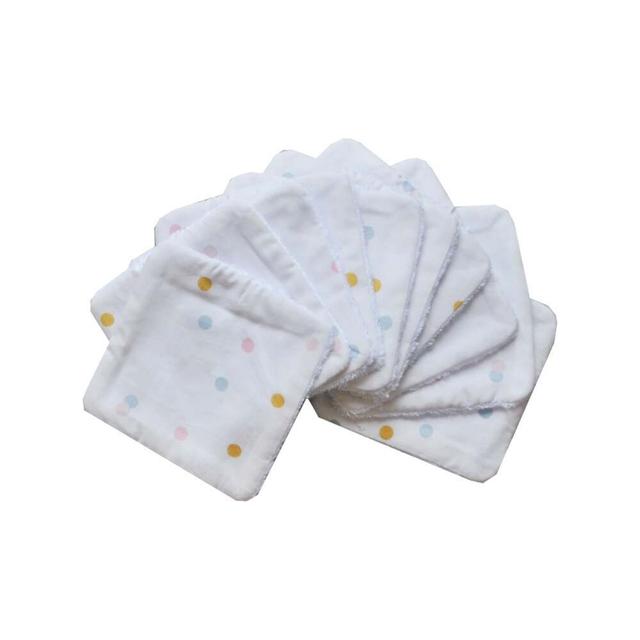 Lot de 10 lingettes lavables Confettis