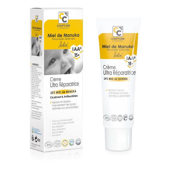 Crème ultra réparatrice Miel de Manuka - 40ml