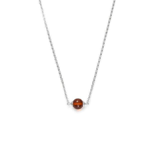 Collier bille Ambre