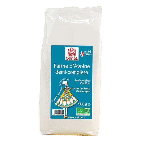 Farine d'avoine demi complète 500g