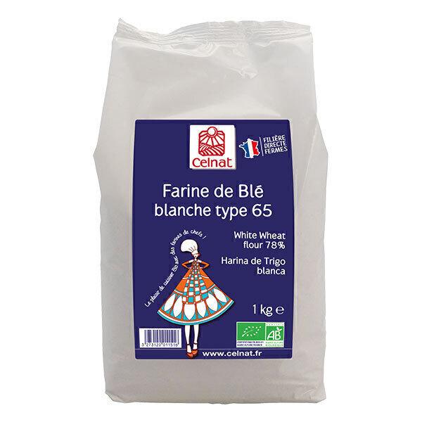 Farine de blé Blanche T65 bio - 1kg