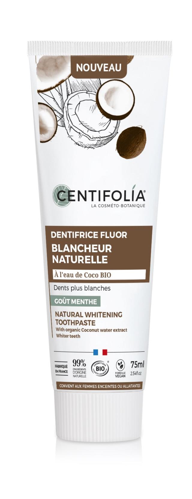 Dentifrice fluor blancheur naturelle 75ml