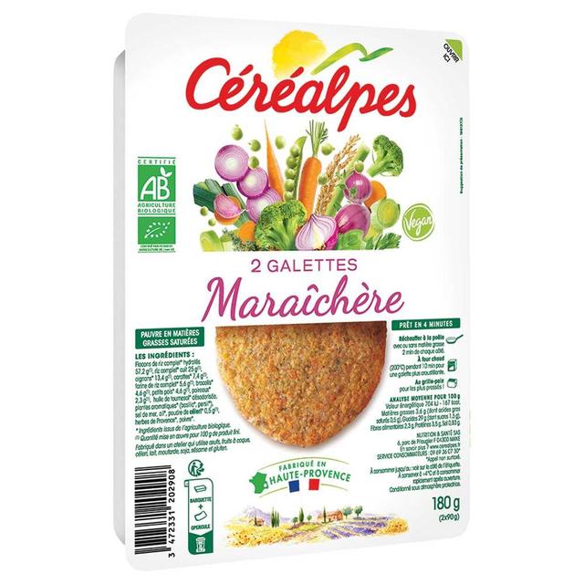 Galettes céréales maraîchères 2x90g