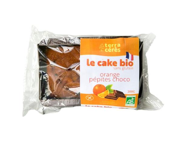 Cake à l'orange et pépites de chocolat 200g