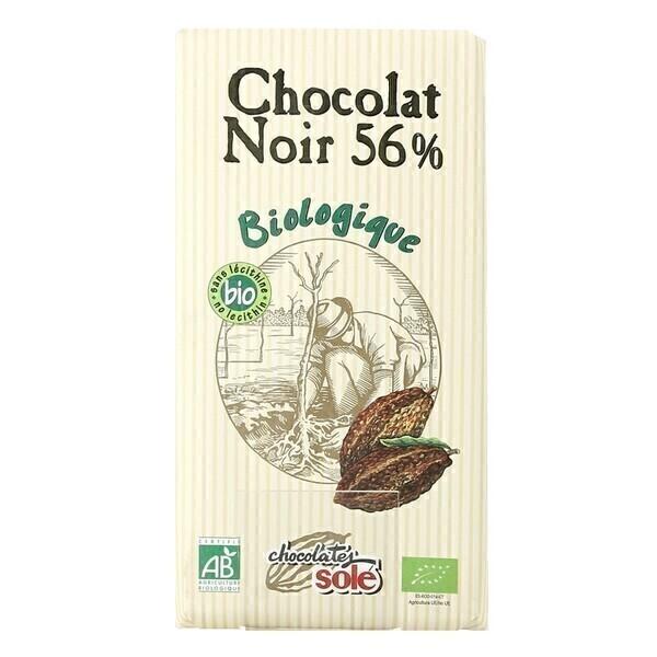 Chocolat Noir 56% Cacao Bio 100g