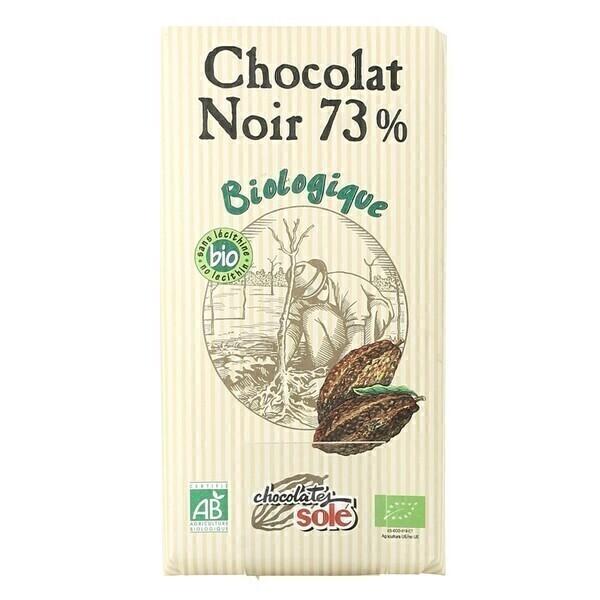 Chocolat Noir 73% Cacao Bio 100g