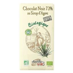 Chocolat Noir 73% Au Sirop D'agave Bio 100g