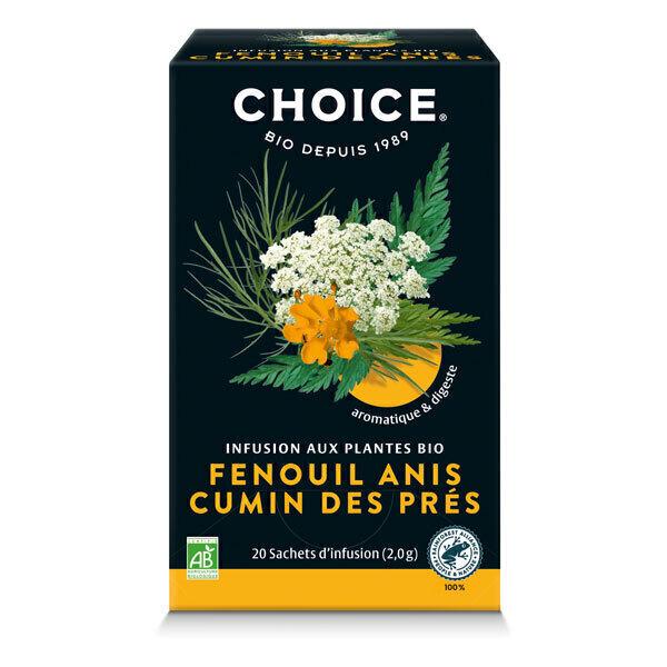 Infusion fenouil, anis et cumin des prés 20 sachets