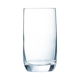 6 verres à fond lourd en cristallin 33cl