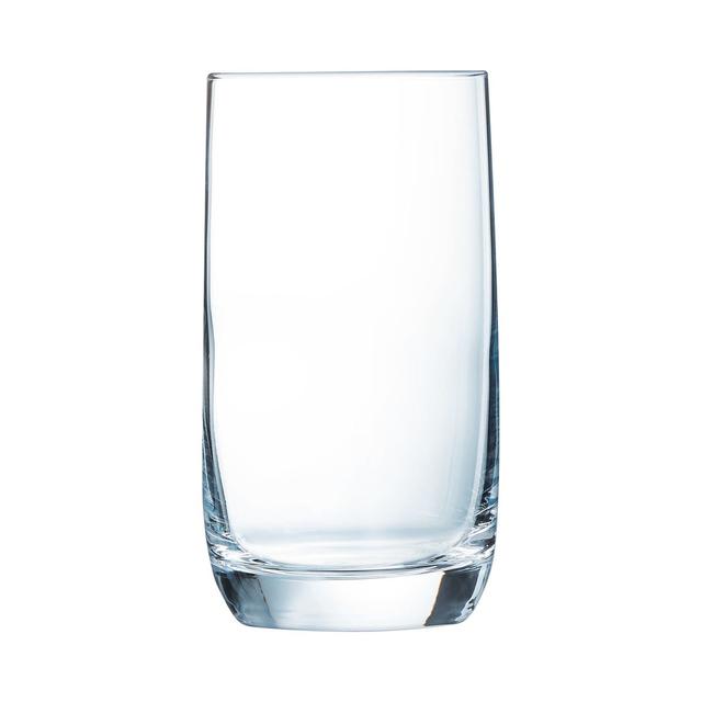 6 verres à fond lourd en cristallin 33cl