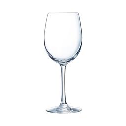 6 Verres à pied tulipe 35 cl en cristallin