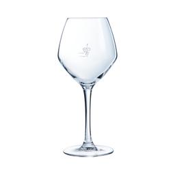 6 verres à pied jaugé 35 cl