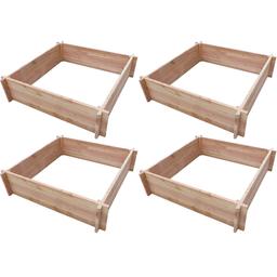 Carré potager en bois de Douglas lot de 4