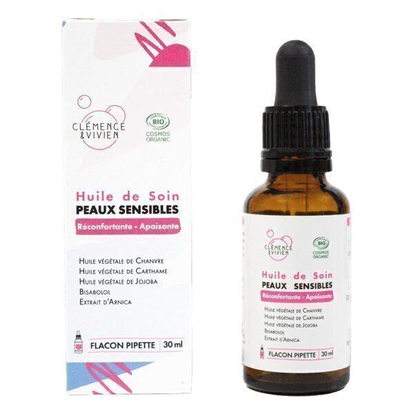 Huile de soin peaux sensibles 30ml