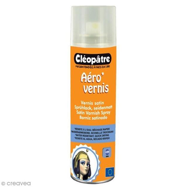 Vernis Aérosol Cléopâtre - Aéro'vernis Satin - 250 ml