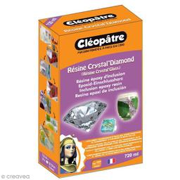 Kit résine Crystal Glass Cléopâtre et durcisseur