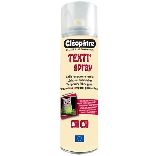 Colle Textile en Spray Cléopâtre - Texti'Spray - 250 ml