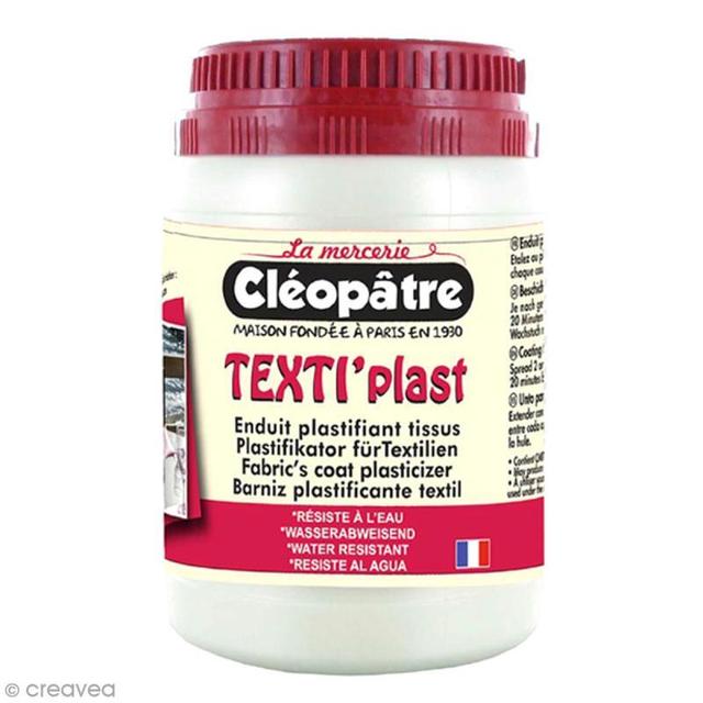 Enduit plastifiant pour tissus Texti'Plast Cléopâtre - 250 g