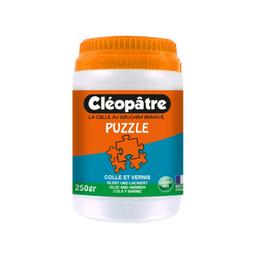 Colle/Vernis pour puzzle Cléopâtre - Cléo'Puzzle - Blanc - 250 g