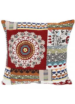 Housse de coussin Tissu Jacquard Rouge L30cm x l50cm