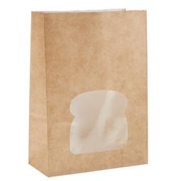 Lot de 250 sacs sandwich Kraft Recyclable avec Fenêtre - Colpac