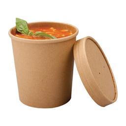 Bol à Soupe Kraft Recyclable 225 ml à 450 ml - Lot de 500 - Colp